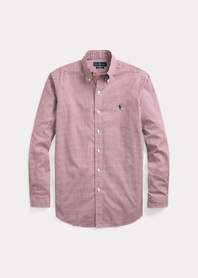 Polo Ralph Lauren Classic Fit Gingham Skjorter Herre Danmark (ICYUN0785)